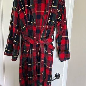 Unisex plaid Holt Renfrew Bathrobe